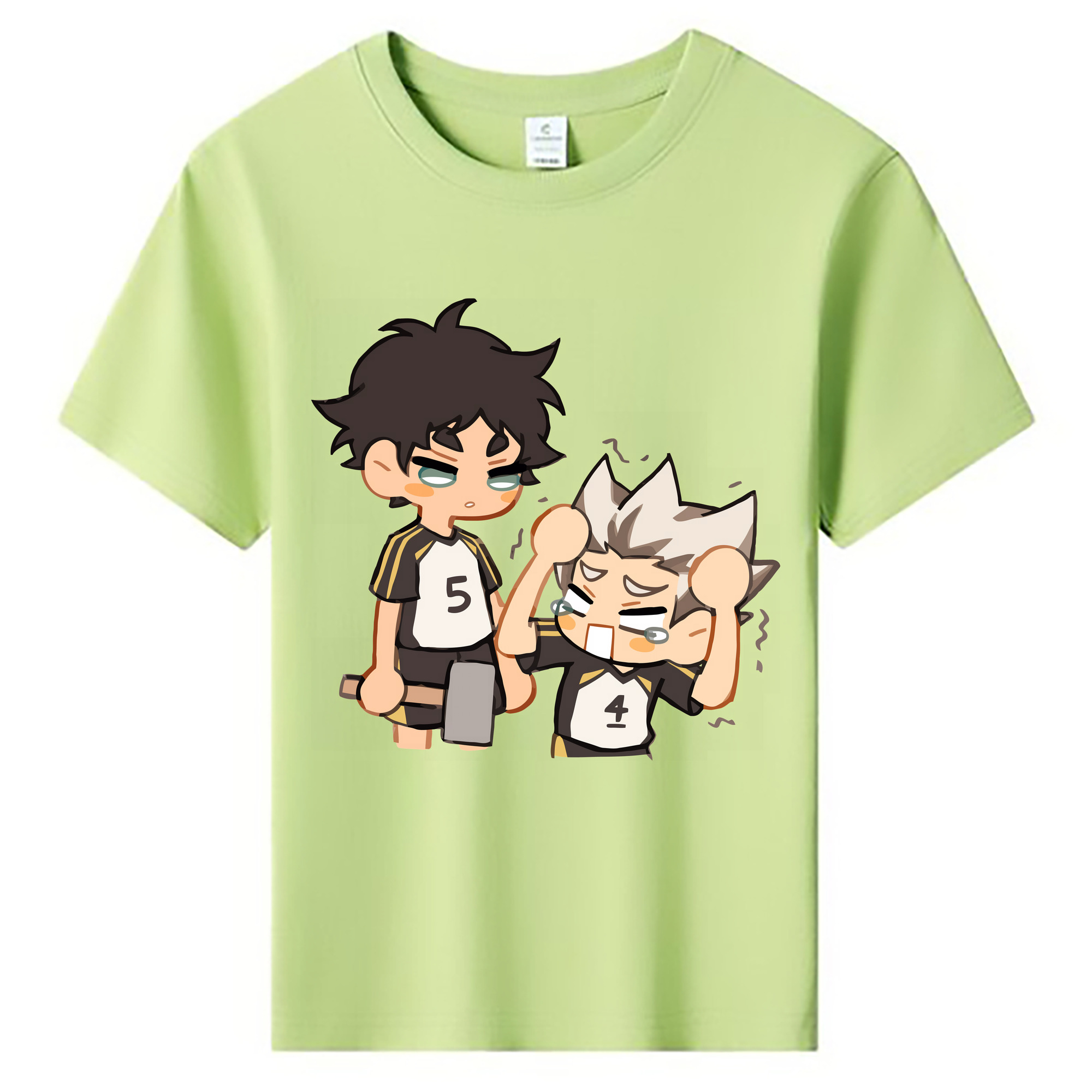 （画像用） ハイキュー!! Haikyu!! 綿100％キッズTシャツ（フロントプリント）